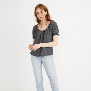 Madewell Texture & Thread Ruffle Top